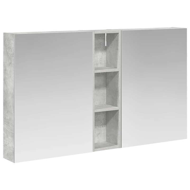 Комплект шкафове за баня с рафт vidaXL, 3 pcs 120 x 14 5 x 70 см