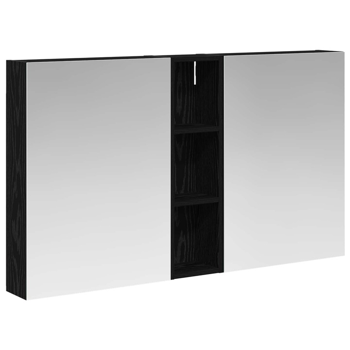 Комплект шкафове за баня с рафт vidaXL, 3 pcs 120 x 14 5 x 70 см