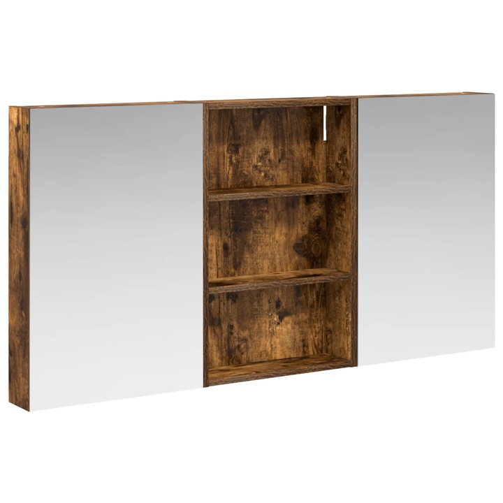 Комплект шкафове за баня с рафт vidaXL, 3 pcs 120 x 10 5 x 60, 5 см