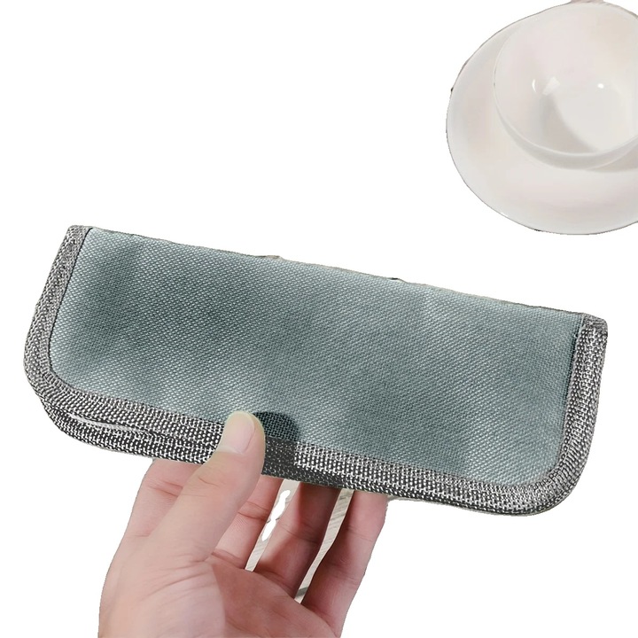 Geanta de depozitare insulina, design portabil, nylon durabil, gri, 20.5x8x3cm