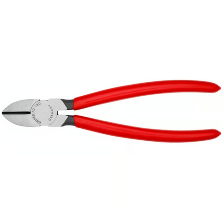 Knipex 70 01 180 oldalcsípő fogó, Nehezen hozzáférhető munkaterületeken történő használatra