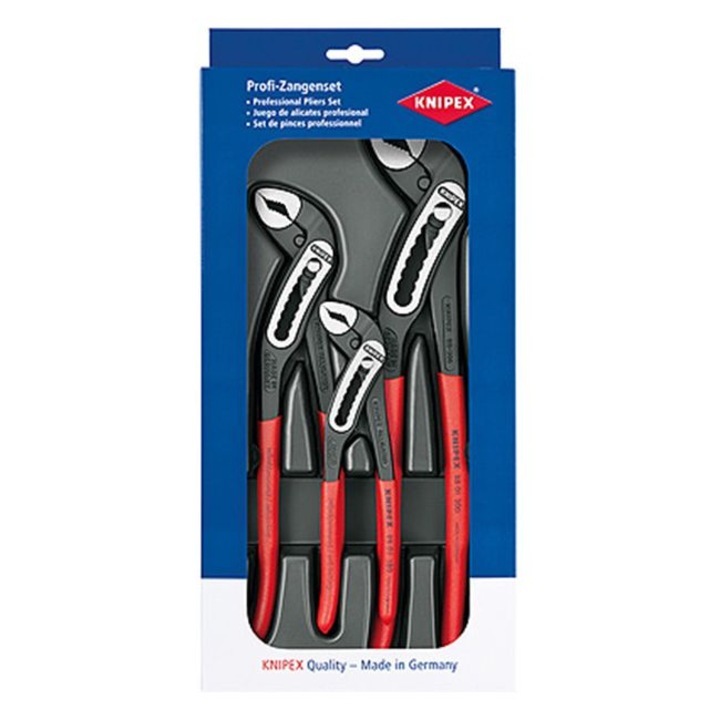 Pachetul KNIPEX Alligator 00 20 09 V03 cu perforatie Euro standard, scule in suport cu capac transparent 1 x 88 01 180, 1 x 88 01 250, 1 x 88 01 300