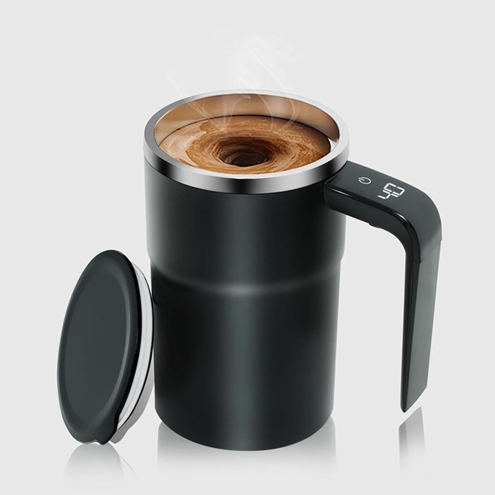 Cana automata Omelivon 350ml inox 316 cu agitator magnetic si termometru LED