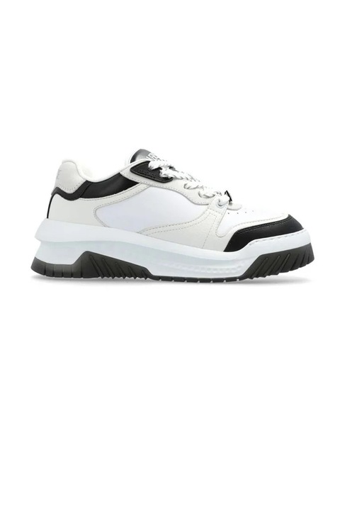 Sneakers Versace din piele naturala F85715, Alb