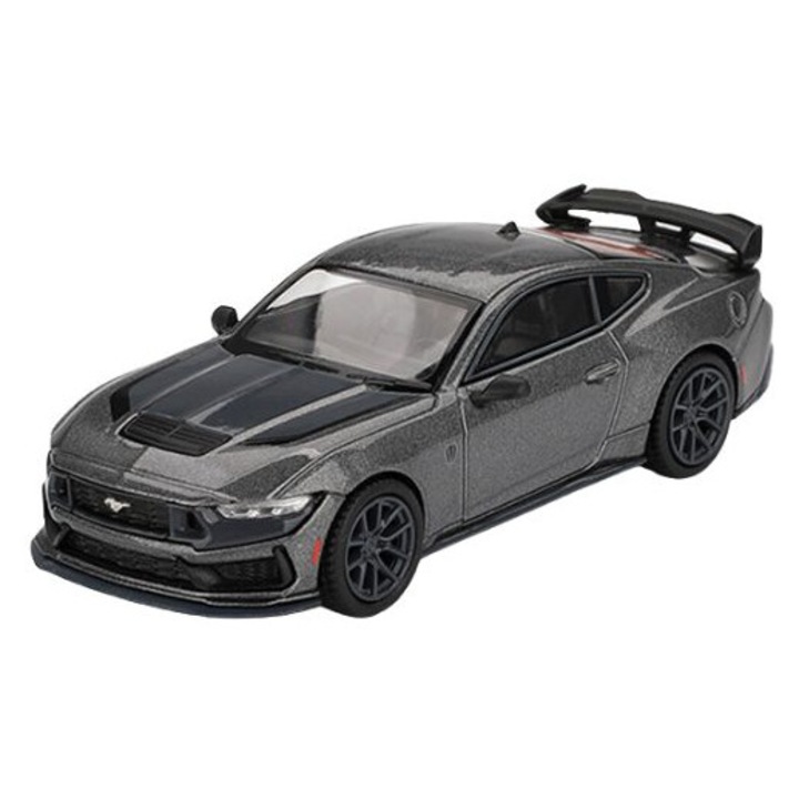 Macheta auto Ford Mustang Dark Horse Carbonized Gray2024 1:64 Mini GT (MGT00957-L)