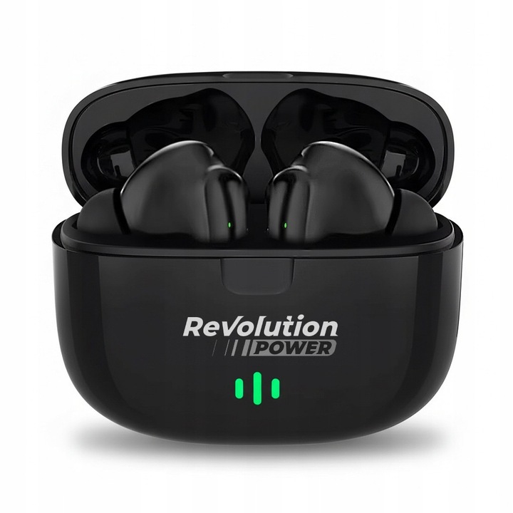 Revolution POWER vezeték nélküli fejhallgató, Bluetooth 5.3, ANC, fekete, teljes készlet