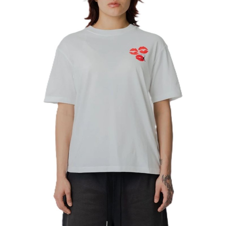 Tricou sport femei Nike, colectia Jordan, baschet, alb, S INTL