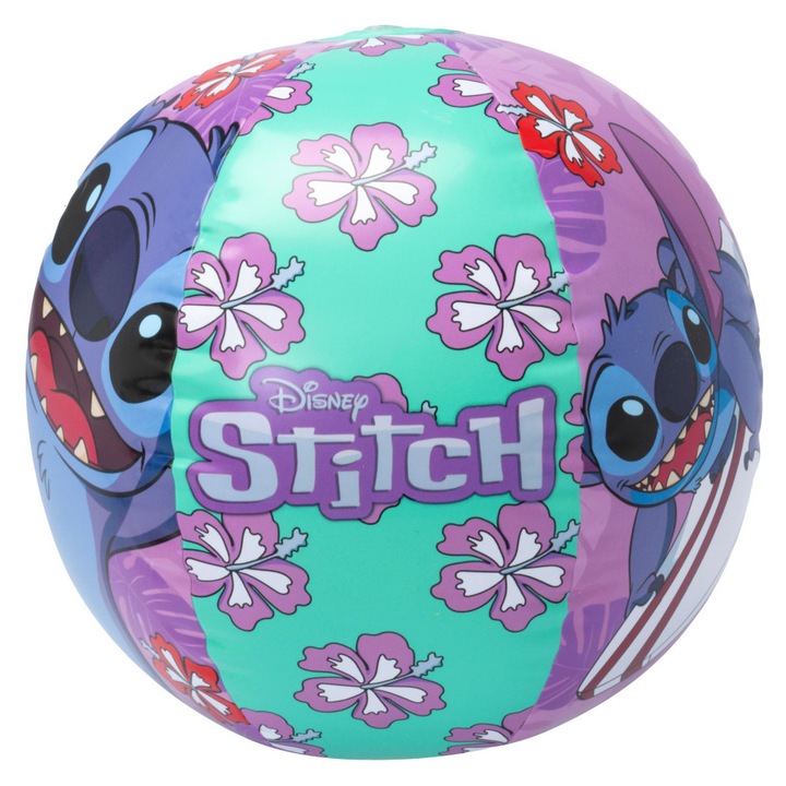 Disney Lilo és Stitch, A csillagkutya Hawaiian strandlabda 30 cm