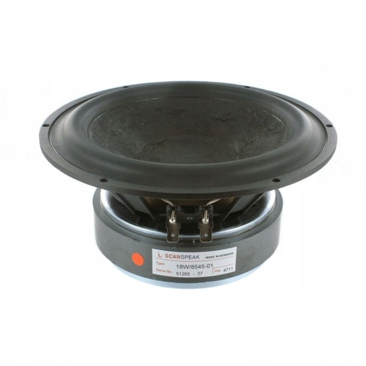 Mélynyomó Scan Speak Classic 18W/8545-01, 18 cm, 8 ohm, cellulóz membrán, színezett, minimum 2 darabos szett