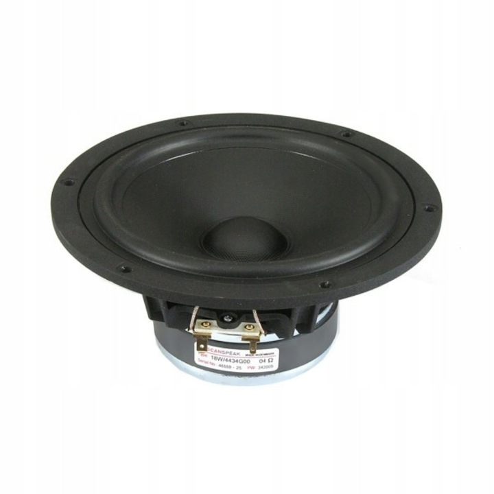 Mélynyomó Scan Speak Discovery 18W/4434G00, 18cm, 4 ohm, üvegszálas membrán, minimális szett 2 darab
