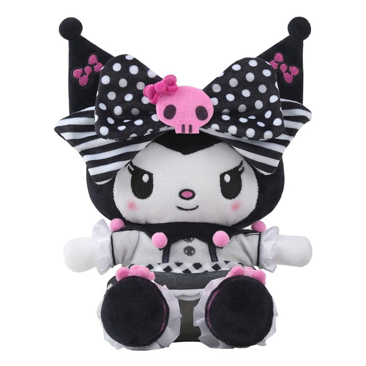 Plüss figura Pink Black Party Series Kuromi XL, 35 cm