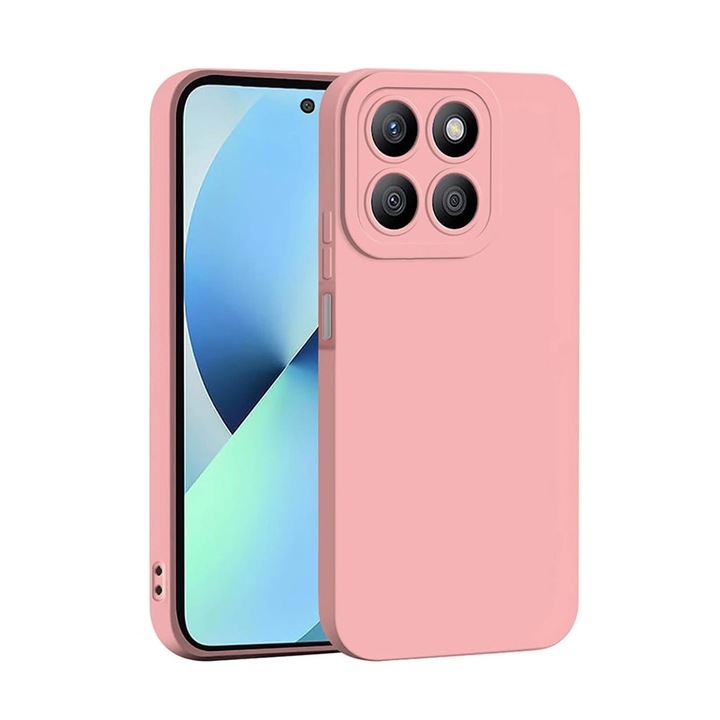 Husă de telefon compatibilă cu Honor X7d - PASTEL - husă din silicon roz pudră Tokgalaxis