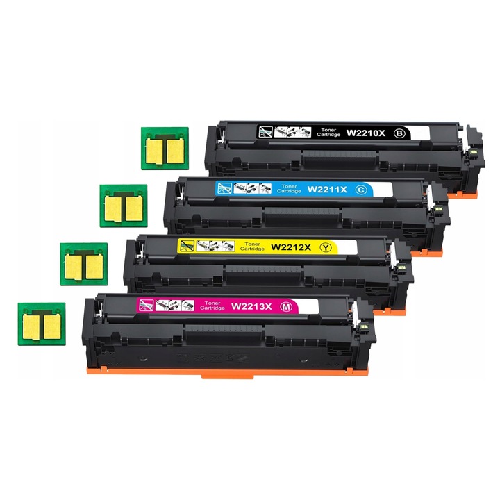 Toner készlet NEQ 4 darab 207X, fekete, kék, sárga, piros, 3150x2450 oldal