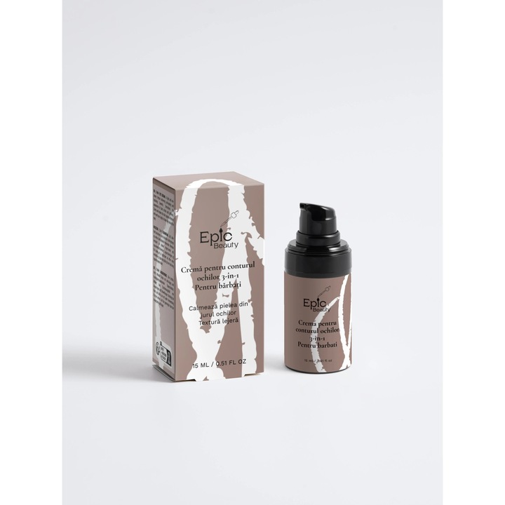 Epic Beauty 3 az 1-ben szemkrém, 15ml, hidratáló, sötét karikákra, érzékeny bőrre