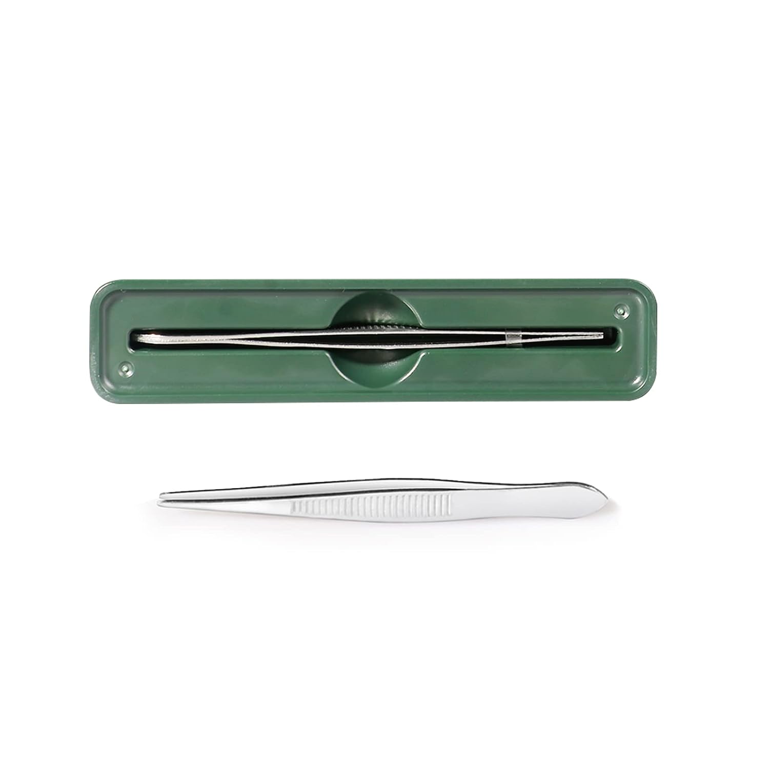 Set greutati calibrat 9 piese inox 210 g, cu penseta si cutie - eMAG.ro