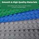 6Set Placa de Baza Constructie, Wulnar, Compatibile cu Lego, 25.5x25.5cm, Plastic, Multicolor