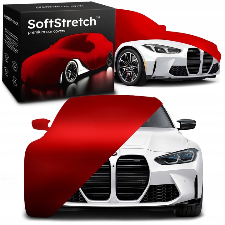 Soft Stretch autóponyva BMW M3 G80-hoz, rugalmas, 3 rétegű, UV védelemmel, beltéri