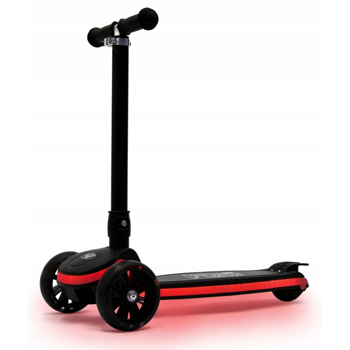 Összecsukható roller Start Baby Flash, 3 kerék, LED lámpák, állítható magasság, többszínű