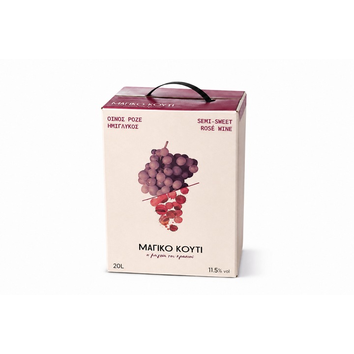 Vin rose, MAGIC BOX DEMI-DULCE 20L