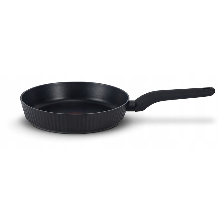Tigaie Stutsa, 24 cm, tapadásmentes, HeatRing, fekete