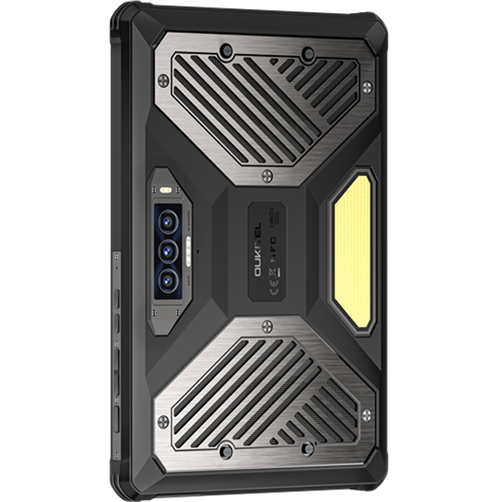 Tableta rugged Oukitel RT10, 5G, Dual-SIM, Wi-Fi, 11-inch 120Hz, Dimensity 7400X, 12GB RAM, 512GB, NFC, GPS, 25000mAh, Android 15