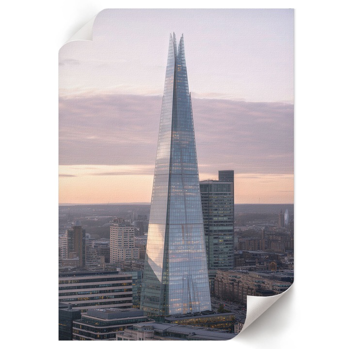 Poster A4 Canvas Decorativ, Wallfluent, Arhitectura Moderna, Gri, 21 x 29.7 cm, Decor Perete Interior, Pentru Living Sau Dormitor, 010030020070000293275