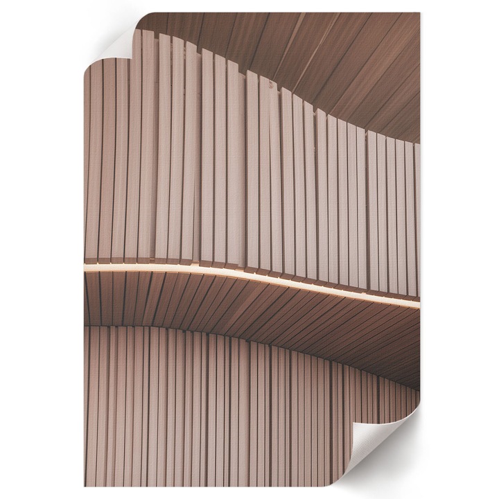 Poster A4 Canvas Decorativ, Wallfluent, Panouri Din Lemn, Maro, 21 x 29.7 cm, Decor Perete Interior, Pentru Living Sau Dormitor, 010030020070000293348