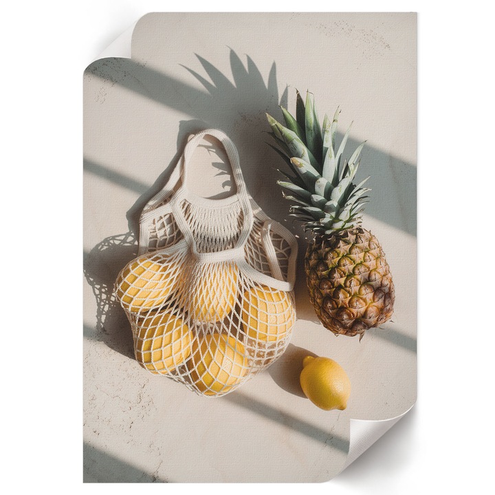 Poster A4 Canvas Decorativ, Wallfluent, Atmosfera Exotica, Bej, 21 x 29.7 cm, Decor Perete Interior, Pentru Living Sau Dormitor, 010030020070000293934