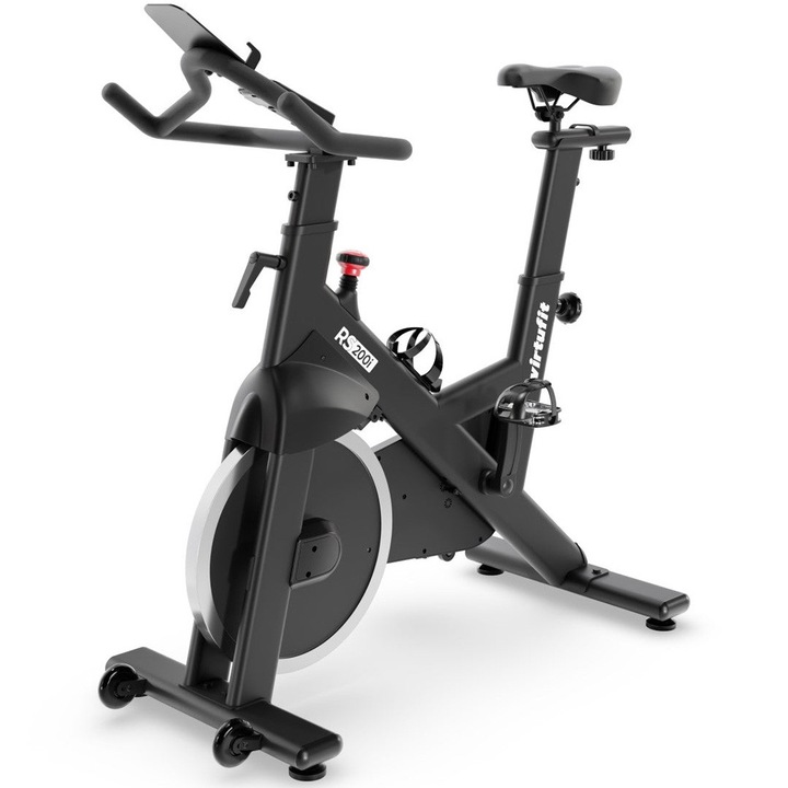 Велоергометър VirtuFit RS200i Indoor Cycle Модел 2026, Черен, Магнитна съпротива, Bluetooth, Макс 140 кг