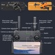 Mini Drona P7 Cu Camera Duala Pentru Copii Si Adulti, Quadcopter RC Pliabil 1080 HD, Evitarea Obstacolelor, Mod Fara Cap, Rasturnari 3D, Timp De Zbor De 30 De Minute, Cadou, 3 Baterii De 1800mAh