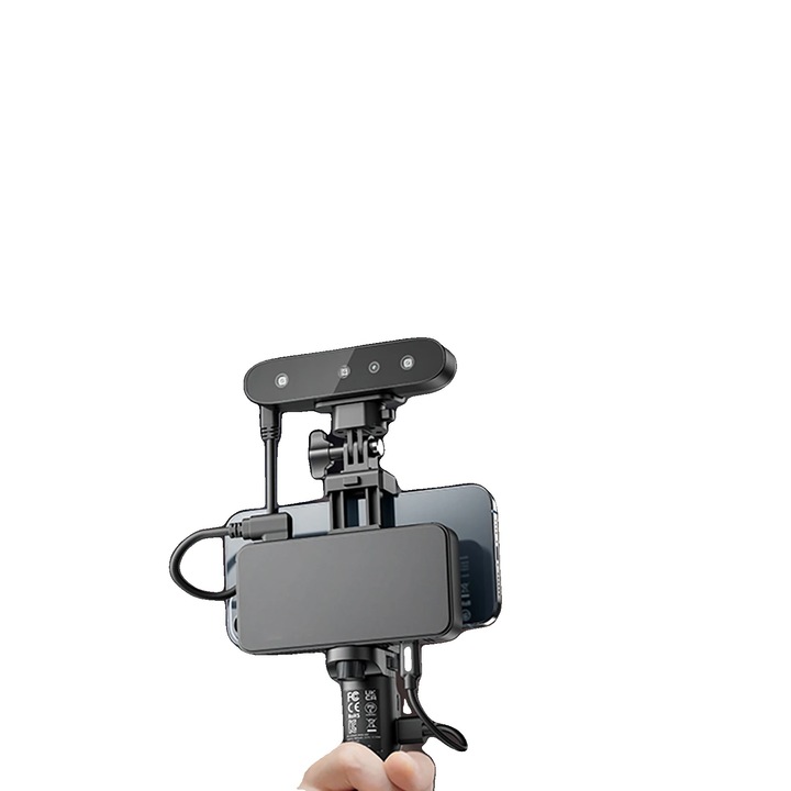 3D hordozható szkenner, dual mód, 30fps, Creality CR-Scan Fer, Wi-Fi csatlakozás
