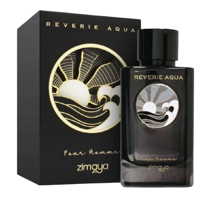 Apă de parfum Zimaya Reverie Aqua 100 ml, aromatizat cu cardamom și lavandă, pentru bărbați