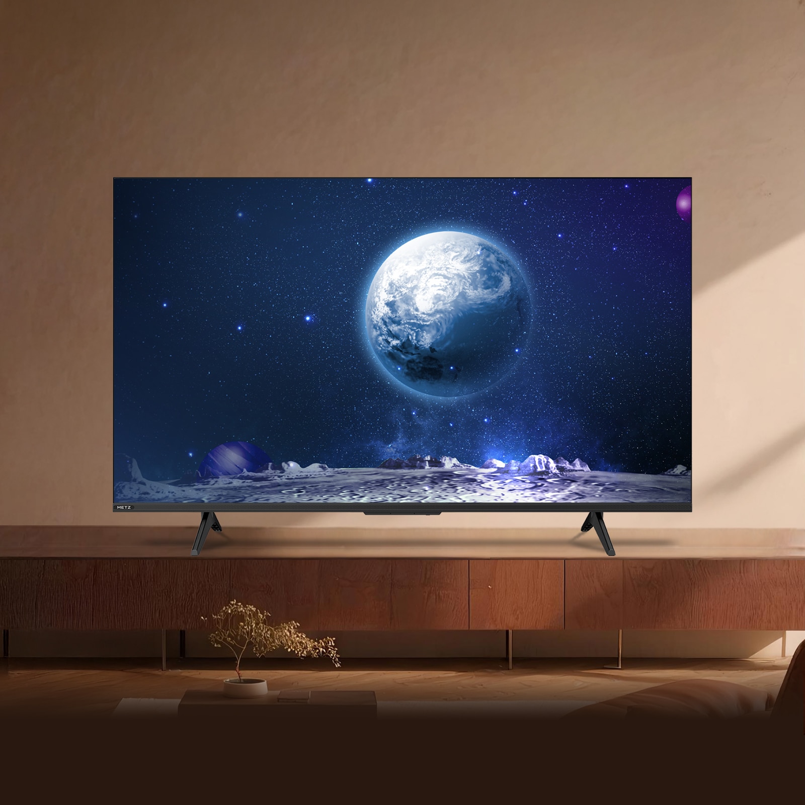 Televizor METZ QD-MiniLed 75MNH7000Z, 189 cm, Smart Google TV, 4K Ultra HD, Clasa E (Model 2026)