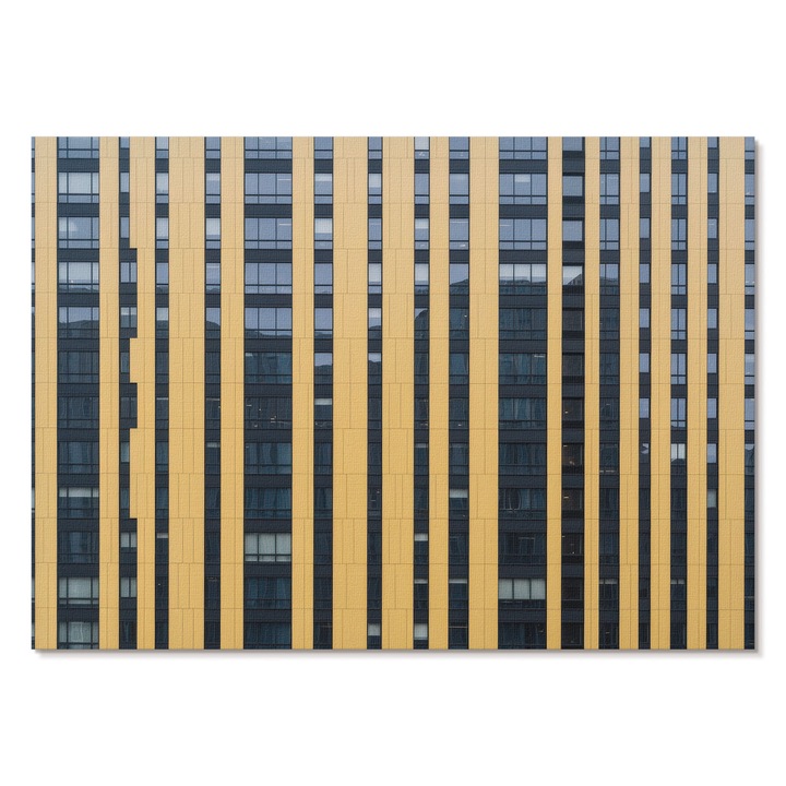 Dekoratív Vászonkép A2, Tulup, Modern homlokzat, Sárga, 59.4 x 42 cm, Élénk Színek, Keret nélkül, 010030020300000294524