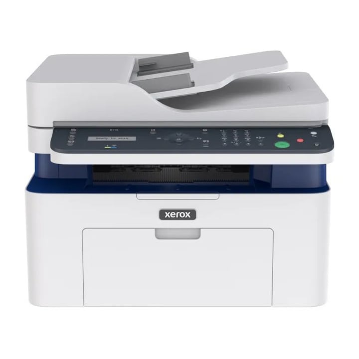 Multifunctional Laser A4 mono Cu Fax Xerox B115 Multifunction Printer, Up to 20ppm, Copy, Print, Scan, Fax, A4/Letter, USB, Network, Wireless, Automatic Document Feeder