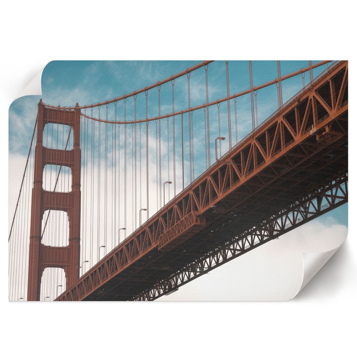 Poster A1 Canvas Decorativ, Wallfluent, Marele Pod, Albastru, 84 x 59.4 cm, Decor Perete Interior, Pentru Living Sau Dormitor, 010030020390000294539