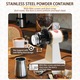 Електрическа кафемелачка, Wulnar, 200W, 8 степени на смилане на кафето, 10 порции, Капацитет 2500 г, Бяла