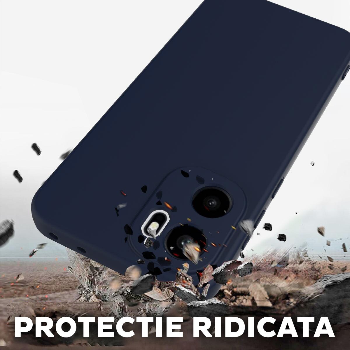 Husa pentru OnePlus 15R Daden® Silicon SoftFlex, Ultra Slim, Protectie sporita, Interior de microfibra, Albastru