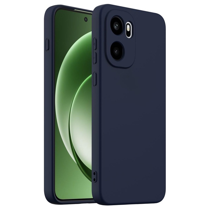 Husa pentru OnePlus 15R Daden® Silicon SoftFlex, Ultra Slim, Protectie sporita, Interior de microfibra, Albastru