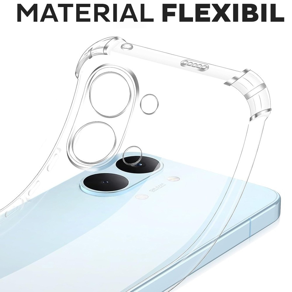 Husa pentru Xiaomi Poco X8 Pro Max DaDen® ShockProof, Protectie Camera, Antisoc, Protectie Superioara, Transparenta