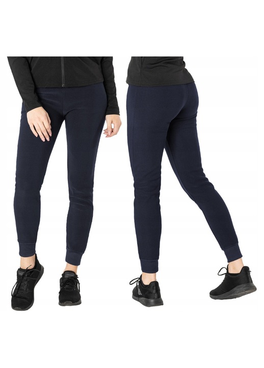 Női sportnadrág, Megitarnow, meleg, polár, fekete, 2XL INTL