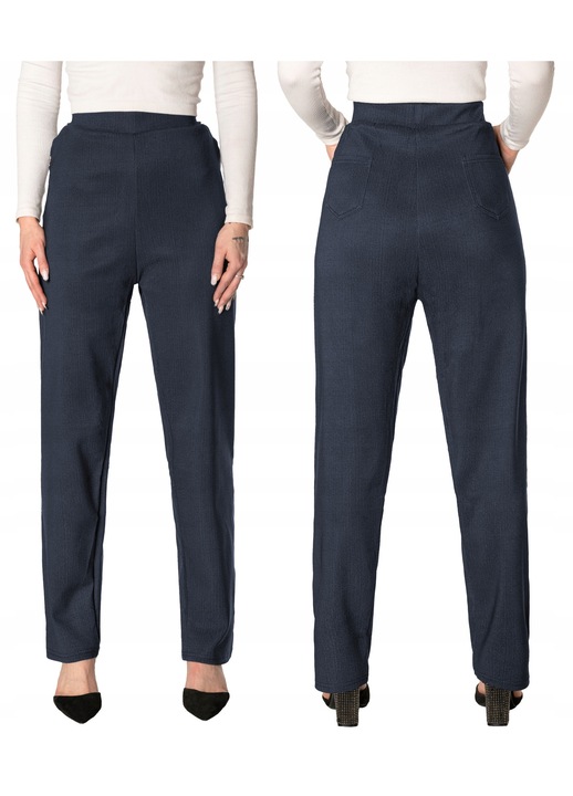Pantaloni dama, Megitarnow, tigarete, bleumarin, elastic, confortabili