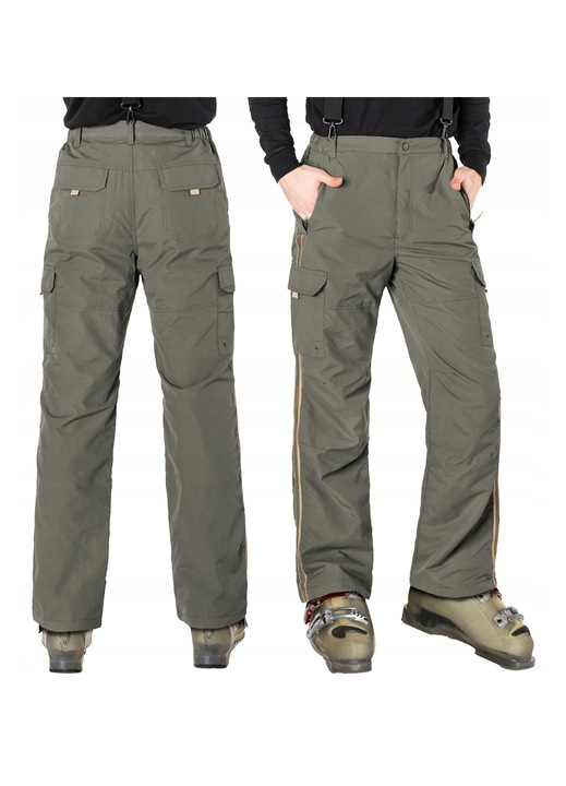 Megitarnow sportnadrág, sí, vízálló, szélálló, olívazöld, unisex, L INTL
