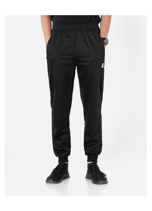 Megitarnow sportnadrág, 4957-es modell, kényelmes, fekete, pamut, mandzsettás, 2XL INTL