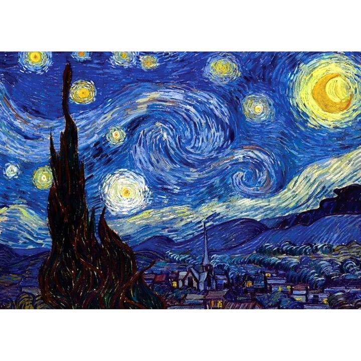 Puzzle TinyPuzzle - Vincent Van Gogh:Csillagos éj, 99 darab (1005)