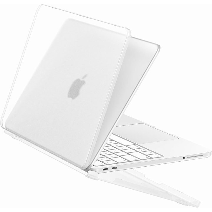 Carcasa pentru laptop Aiyando MacBook Neo 13, mat transparent, protecție completă, acces ușor la porturi