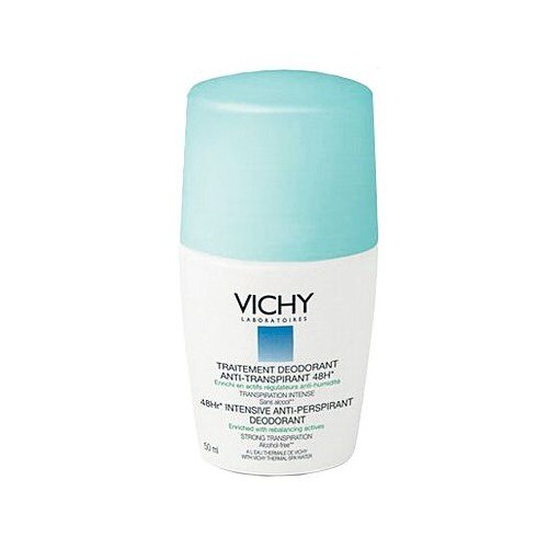 Дезодорант рол-он против изпотяване с парфюм Vichy, 48h, 50 мл - eMAG.bg