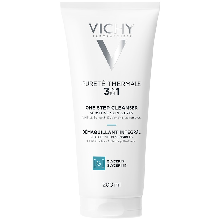 Vichy Purete Thermale 3in1 arctisztító érzékeny bőrre, 200ml