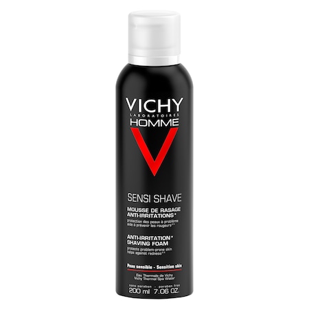 Spuma de ras Vichy Homme anti-iritatii, 200 ml