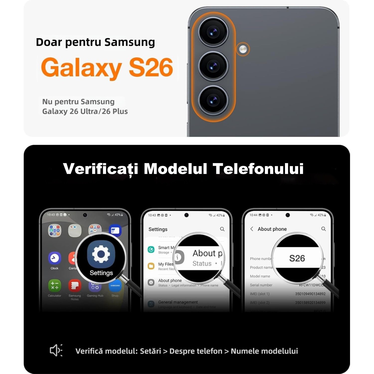 Husa cu MagSafe pentru Samsung Galaxy S26, MOGU Suport Inelar Magnetic, Protectie Militara Impotriva Caderilor, Incarcare Wireless, Inel Rotativ, Anti-ingalbenire, Rezistenta la Socuri, Negru